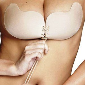 Oolala Adhesive Silicone Bra 30A 32A 34A Nude